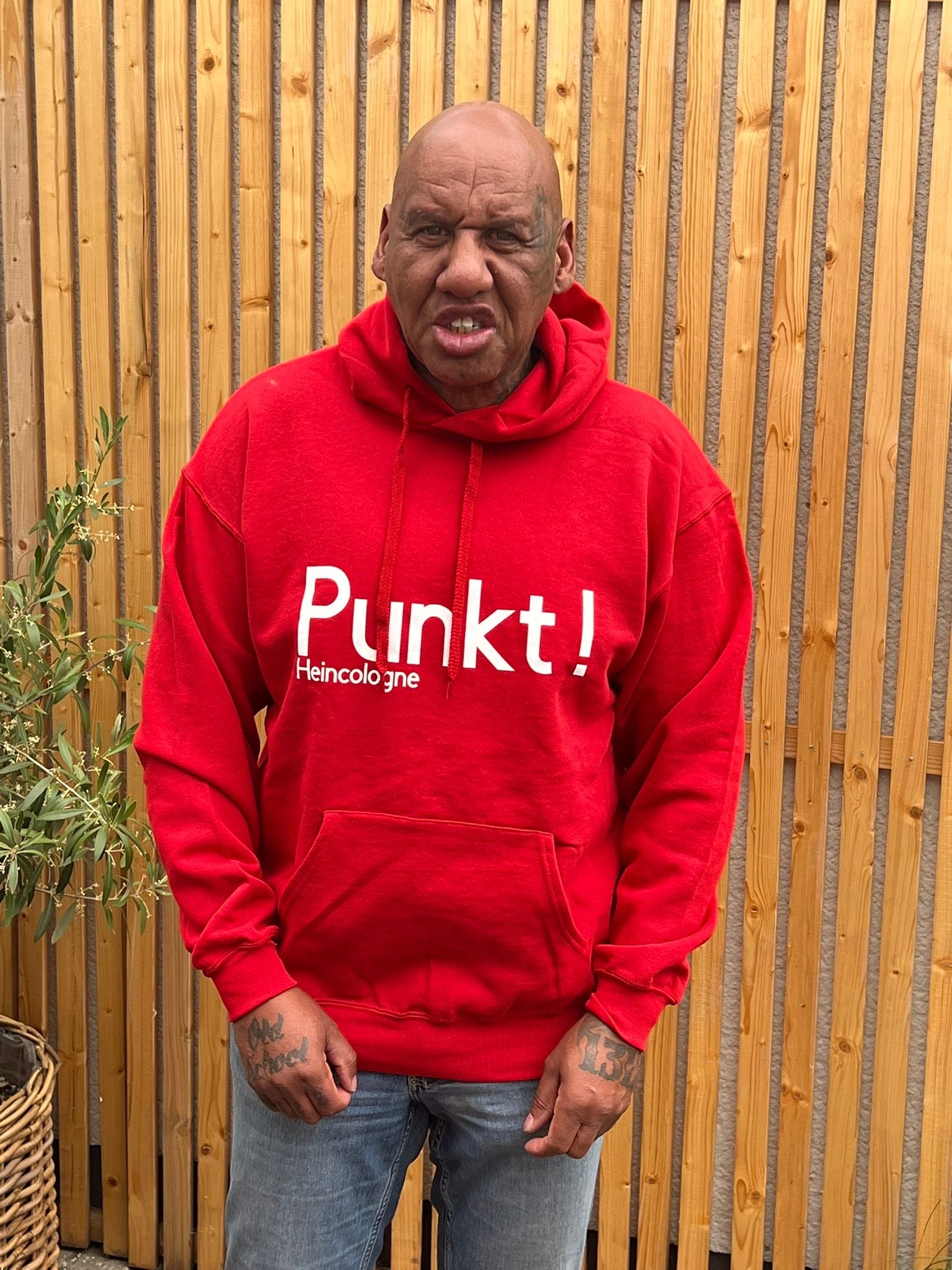 Punkt ! Hoodie Unisex - Große Größen - Rot