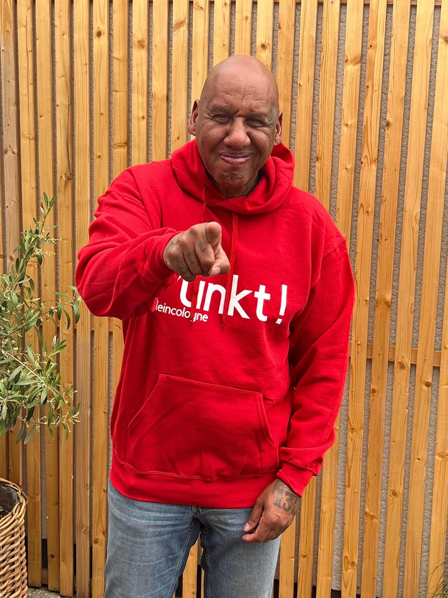 Punkt ! Hoodie Unisex - Große Größen - Rot