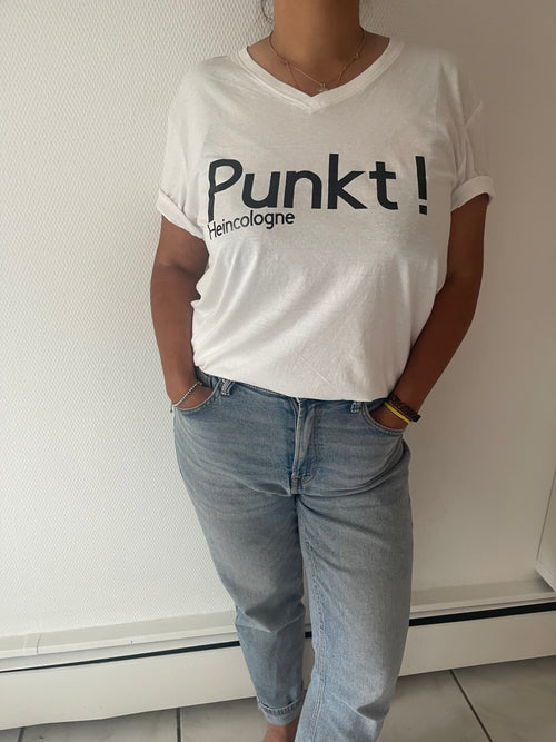 Damen Oversize Tshirt - V Ausschnitt Große Größen