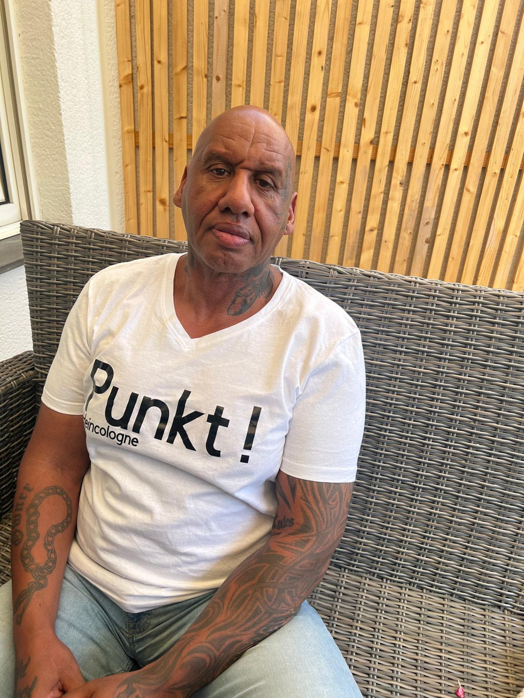 Punkt ! Herren Tshirt - V Ausschnitt