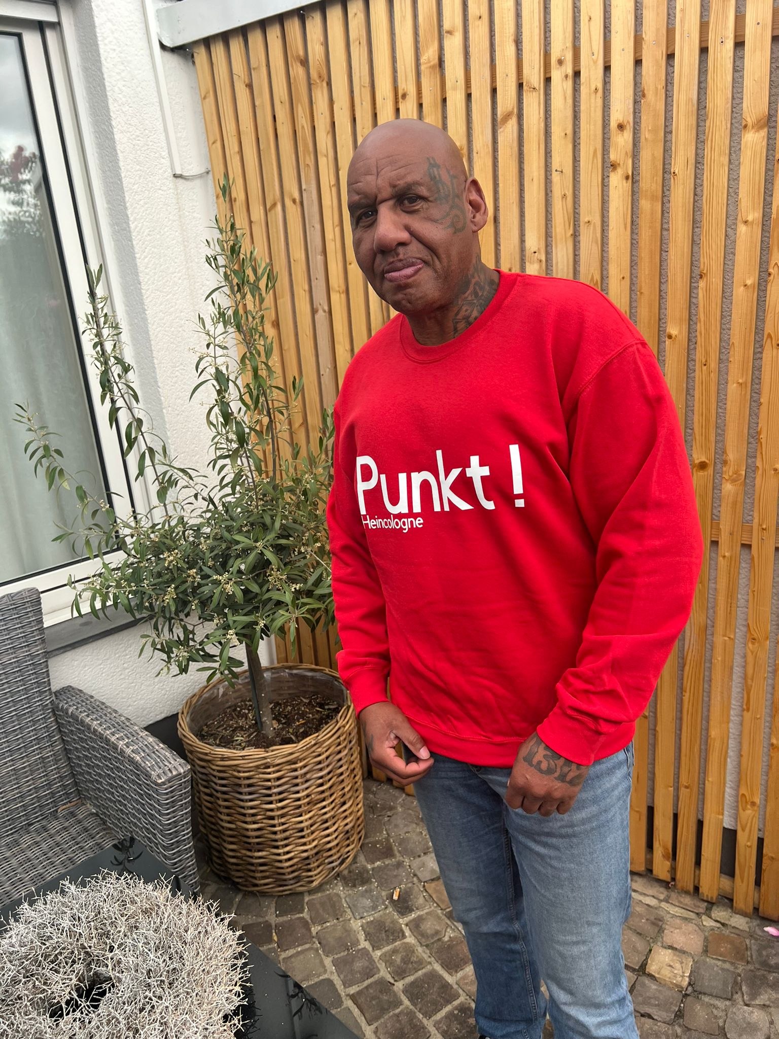 Punkt ! Sweatshirt Unisex - Große Größen - Rot
